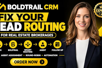 set up boldtrail lead routing, agent assignment and follow up automation