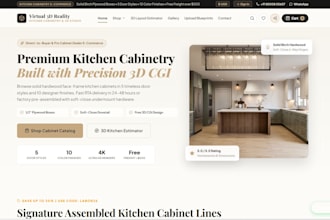 build cabinetry ecommerce website