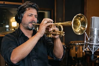 record live trumpet, trombone, and sax for reggae, ska, latin, mariachi, salsa