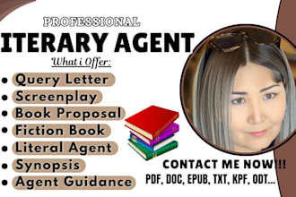 write query letter book proposal for your book and submission to literary agent