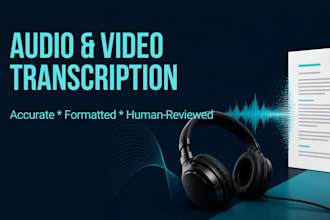 transcribe english audio and video accurately