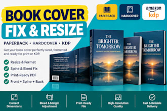 fix book cover, resize book cover, paper back book cover, hard cover book cover