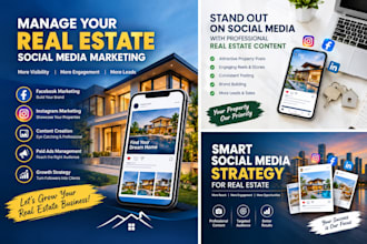 manage your real estate social media marketing
