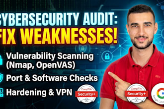 perform a network security audit and basic hardening