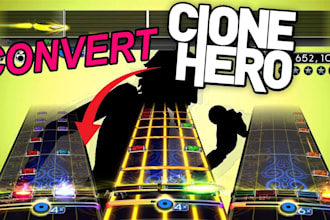 make clone hero, yarg, and rock band 3 custom songs