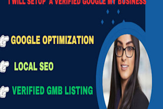 set up verified gmb listing google my business instant verification, local seo