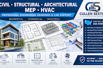 civil structural engineering mep hvac floor plan for alabama illinois louisiana