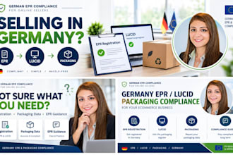 help with germany epr and lucid packaging registration