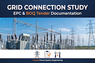 prepare grid connection study for epc and boq tender