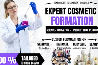 create professional cosmetic product formulation