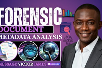 forensic metadata, analysis document, examination data extraction and reporting