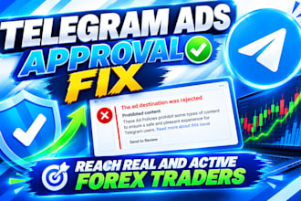 telegram ads approval fix telegram ads for gaming sport forex telegram promotion
