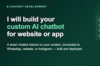build a custom ai chatbot for your website or app