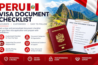 prepare your peru visa document checklist