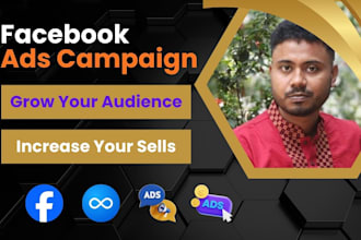 setup facebook ads campaign fb advertising and  marketing