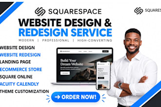 build squarespace store design, redesign squarespace website, squarespace store