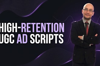 be your high retention ugc video ad scriptwriter