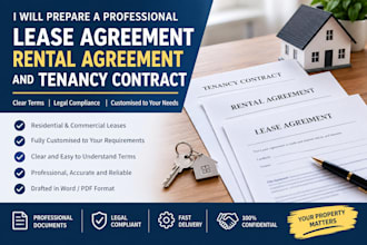 create and review lease agreement,rental agreement and tenancy,landlord contract