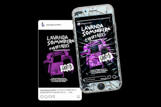 design an original poster for your event
