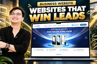 design and develop a business website