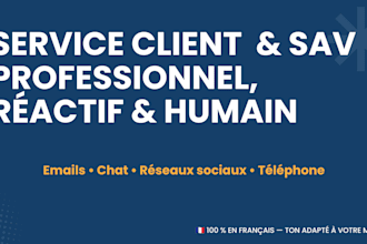 provide french customer service and aftersales support for your business