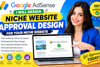 design google adsense approval for your niche website