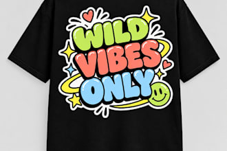 do t shirt design and t shirt logo design illustration