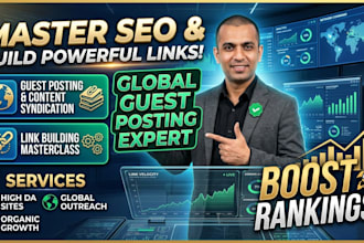 do manual guest post outreach and backlink building