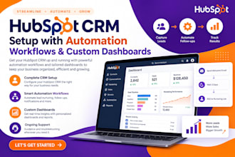 do hubspot setup, integration, onboarding, and automation, workflow
