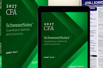 2027 schweser notes level 1 with qsheet26 and qbank25