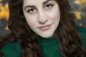 draw a digital portrait