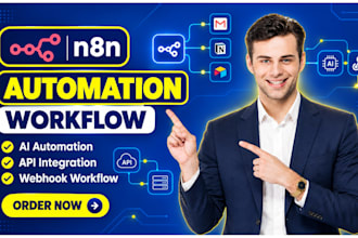 build n8n ai automation, custom workflows, ai agents, and zapier integrations