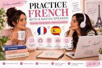 practice french conversation with spanish speakers