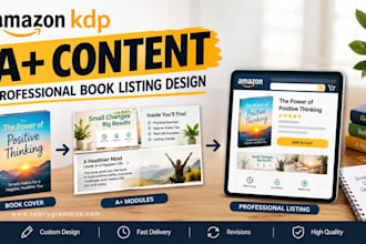 design amazon KDP a plus content for your book