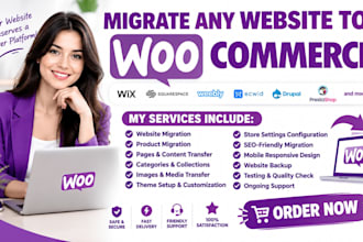 migrate shopify prestashop jimdo zyro carrd site123 webnode duda to woocommerce