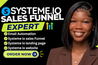 systeme io sales funnel automation, systeme io landing page, systeme io website