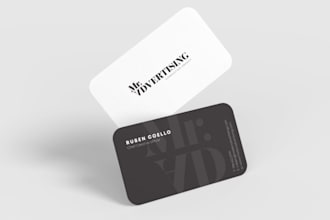 design a professional custom business card
