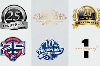 create an authentic anniversary event and charity logo
