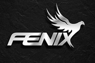 design modern phoenix, bird, sports, and metallic business logo