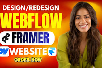 do webflow website design, framer website, figma to webflow, webflow developer