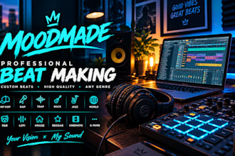 produce 10 custom beat or instrumental for you