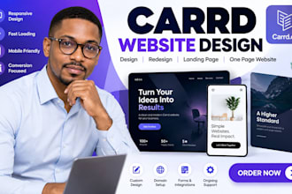 design carrd website redesign carrd website card landing page one page website