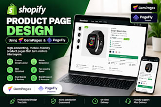 build your shopify product page using gempages pagepilot