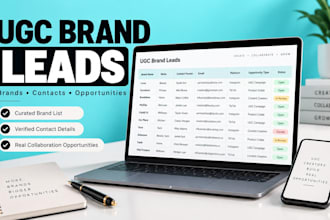 find ugc brand leads, creator opportunities, influencer contacts, brand deals