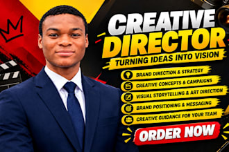 be your creative director for music artists and film production brands