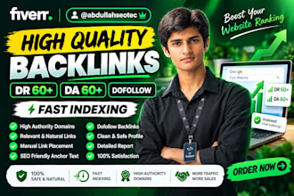 make high DR dofollow backlinks for fast rankings