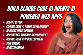 build claude code ai agents and ai powered web apps