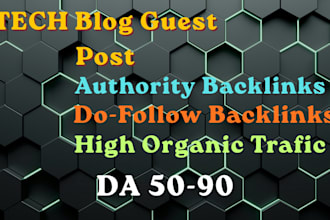 create tech backlinks via guest posting to rank your website