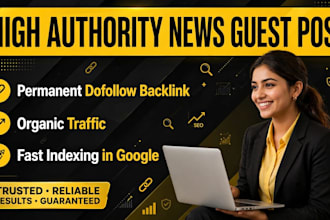 do high authority news guest post with organic traffic