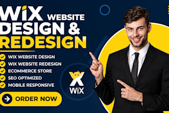 design wix website wix website redesign wix website development